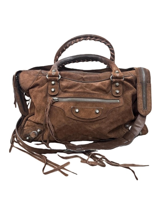 Balenciaga Handbags - Balenciaga Suede City Bag